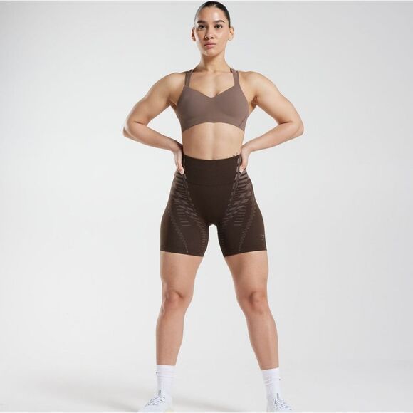 Gymshark APEX LIMIT SPORTS BRA Size S Truffle Brown NWT In packaging - Picture 4 of 8